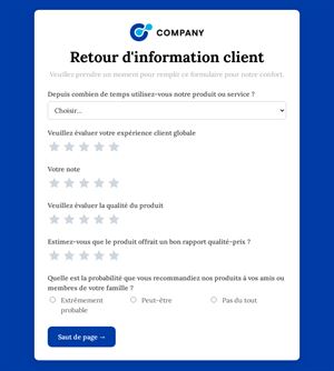 Retour des clients